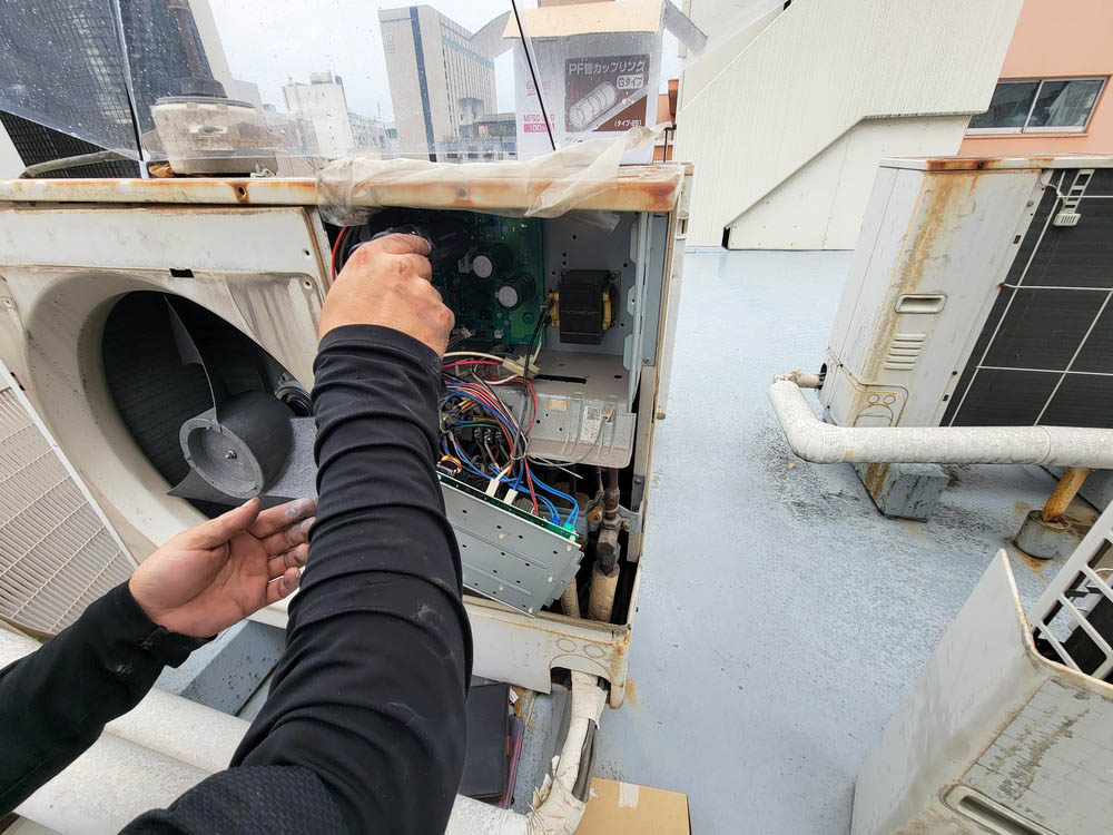 業務用空調設備工事画像