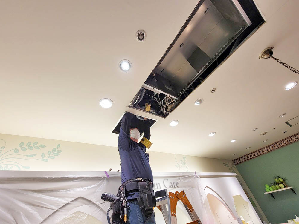 業務用エアコン洗浄画像