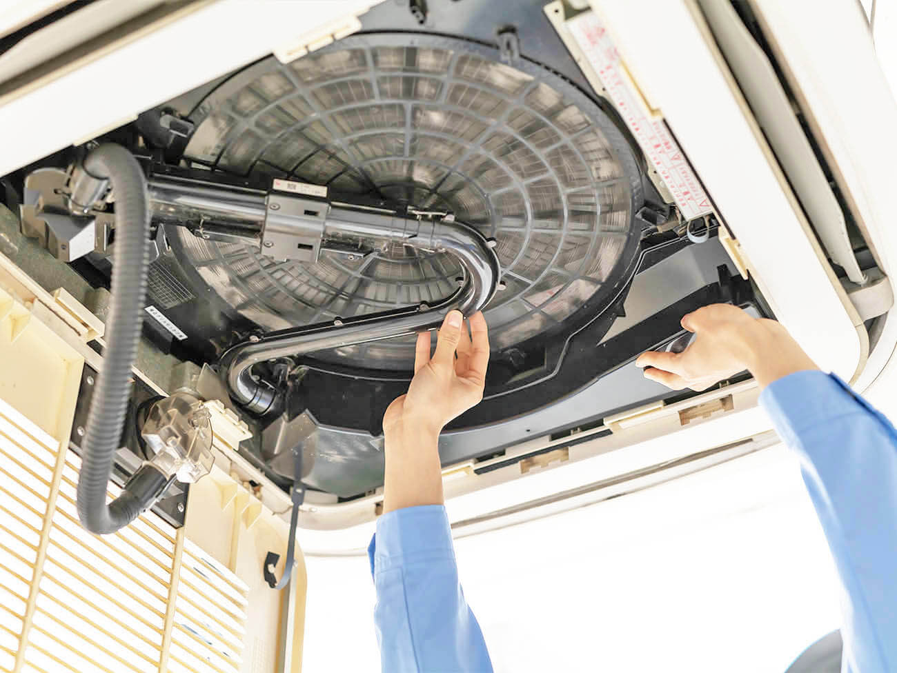 業務用エアコン洗浄画像